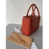 Bottega Veneta Arco Small Tote In Maple Intrecciato Lambskin