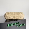 Bottega Veneta Clicker Small Bag in Porridge Intrecciato Lambskin