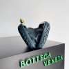 Bottega Veneta Knot Minaudiere Clutch In Space Intrecciato Lambskin