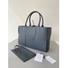 Bottega Veneta Arco Medium Tote In Thunder Intrecciato Lambskin