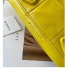 Bottega Veneta Arco Small Bag In Yellow Intrecciato Leather