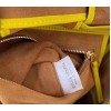 Bottega Veneta Arco Small Bag In Yellow Intrecciato Leather