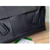 Bottega Veneta Arco Medium Bag In Black Grained Leather