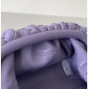 Bottega Veneta Mini Pouch with Strap in Wisteria Intrecciato Lambskin