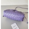Bottega Veneta Mini Pouch with Strap in Wisteria Intrecciato Lambskin