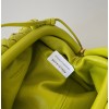 Bottega Veneta Mini Pouch with Strap in Kiwi Intrecciato Lambskin
