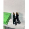 Bottega Veneta Atomic Ankle Boots In Black Lambskin