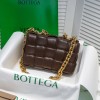 Bottega Veneta Chain Cassette Bag In Fondant Intrecciato Lambskin