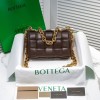 Bottega Veneta Chain Cassette Bag In Fondant Intrecciato Lambskin