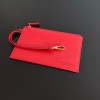 Bottega Veneta Cabat Mini Bag In Red Intrecciato Lambskin