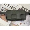 Bottega Veneta Cassette Belt Bag In Black Lambskin