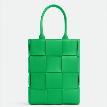 Bottega Veneta Cassette Mini Tote Bag In Parakeet Lambskin Bottega Veneta Cassette Mini Tote Bag In Parakeet Lambskin