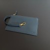 Bottega Veneta Cabat Mini Bag In Navy Blue Intrecciato Lambskin