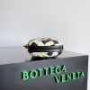 Bottega Veneta Knot Minaudiere Clutch In Multicolour Intrecciato Lambskin