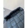 Bottega Veneta Padded Cassette Bag In Thunder Intrecciato Lambskin