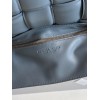 Bottega Veneta Padded Cassette Bag In Thunder Intrecciato Lambskin