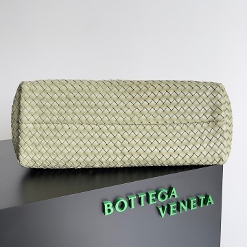 Bottega Veneta Cabat Large Bag In Travertine Intrecciato Lambskin Bottega Veneta Cabat Large Bag In Travertine Intrecciato Lambskin