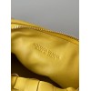 Bottega Veneta BV Jodie Mini Bag In Yellow Intrecciato Lambskin