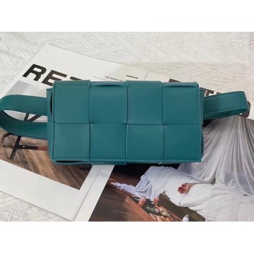 Bottega Veneta Cassette Belt Bag In Mallard Lambskin Bottega Veneta Cassette Belt Bag In Mallard Lambskin