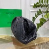 Bottega Veneta Large Pouch Clutch Bag In Black Intrecciato Lambskin