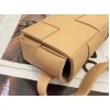 Bottega Veneta Cassette Belt Bag In Beige Lambskin