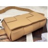 Bottega Veneta Cassette Belt Bag In Beige Lambskin