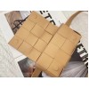 Bottega Veneta Cassette Belt Bag In Beige Lambskin