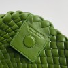 Bottega Veneta Clicker Small Bag in Avocado Intrecciato Lambskin