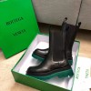 Bottega Veneta BV Tire Chelsea Boots with Green Outsole