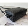 Bottega Veneta Loop Mini Bag In Black Intrecciato Lambskin