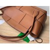 Bottega Veneta Arco Medium Bag In Caramel Intrecciato Calfskin