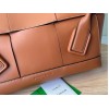 Bottega Veneta Arco Medium Bag In Caramel Intrecciato Calfskin