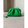 Bottega Veneta Mini Pouch with Strap in Parakeet Intrecciato Lambskin