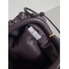 Bottega Veneta Mini Pouch with Strap in Grape Intrecciato Lambskin