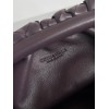 Bottega Veneta Mini Pouch with Strap in Grape Intrecciato Lambskin