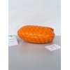 Bottega Veneta BV Jodie Mini Bag In Orange Intrecciato Lambskin