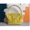 Bottega Veneta Arco Medium Bag In Yellow Intrecciato Leather