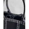 Bottega Veneta Arco Small Tote with White Overlock Stitching