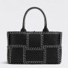 Bottega Veneta Arco Small Tote with White Overlock Stitching