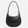 Bottega Veneta Gemelli Small Bag in Black Intrecciato Lambskin