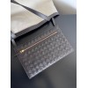 Bottega Veneta Large Flip Flap Bag in Canvas with Fondant Leather