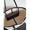 Bottega Veneta Large Flip Flap Bag in Canvas with Fondant Leather