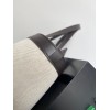 Bottega Veneta Medium Flip Flap Bag in Canvas with Fondant Leather