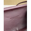 Bottega Veneta Knot Minaudiere On Strap In Barolo Foulard Intreccio