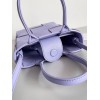 Bottega Veneta Cassette Mini Tote Bag In Lilas Lambskin