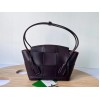 Bottega Veneta Arco Small Bag In Grape Intrecciato Calfskin