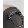 Bottega Veneta Gemelli Medium Bag in Black Intrecciato Lambskin