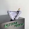 Bottega Veneta Knot Minaudiere Clutch in Oyster Sequins Lambskin