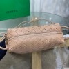 Bottega Veneta Loop Small Bag In Almond Intrecciato Lambskin