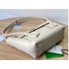Bottega Veneta Arco Small Bag In White Intrecciato Calfskin